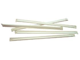 TRINKHALME  Flexi 21 cm weiss, geh&uuml;lst