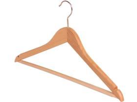 KLEIDERBUEGEL HOLZ  Holz mit Steg Duo Set