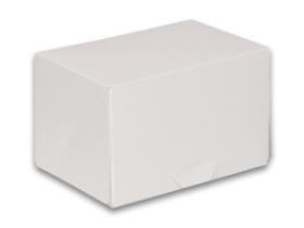 PATISSERIESCHACHTEL  14 x 10 x 9 cm, weiss