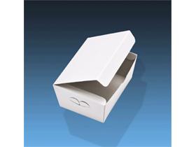 DECKELKOERBLI  Nr. 72, 15.5 x 11 x 7 cm, weiss