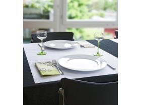 TISCHTUECHER GEPRAEGT  75 x 95 cm weiss,