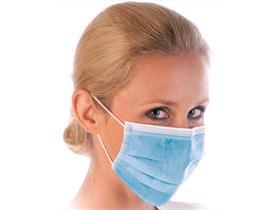 MUNDSCHUTZ  Mundschutz, PP-Vlies, 3-lagig, blau