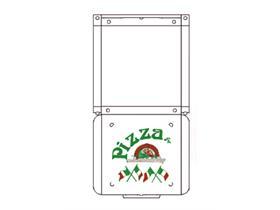 PIZZAKARTON  29 x 29 x 3 cm, "AMERICA"