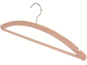 KLEIDERBUEGEL HOLZ  Holz mit Steg Trio Set