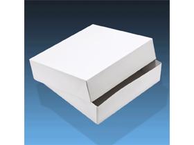 TORTENSCHACHTEL  14 x 14 x 8 cm, weiss