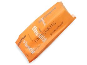 SEITENFALTENBEUTEL ORANGE  K5, 40 gm2, 2-farbig