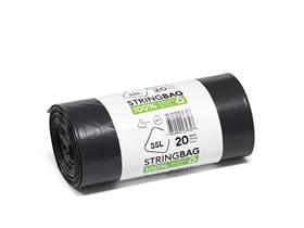 ABFALLSAECKE BUDGET Recycling  35 Lt. 300/270 x 700 mm schwarz neutral