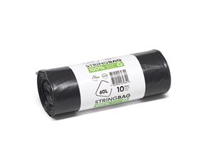 ABFALLSAECKE BUDGET Recycling  60 Lt. 300/270 x 1000 mm schwarz neutral