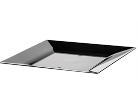 TELLER QUADRATISCH  230 x 230 x 18 mm, schwarz, Kunststoff