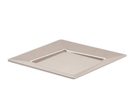 TELLER QUADRATISCH  230 x 230 x 18 mm, sand, Kunststoff