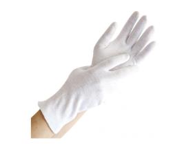 HANDSCHUHE BAUMWOLLE  Gr&ouml;sse M, weiss, BLANC LIGHT