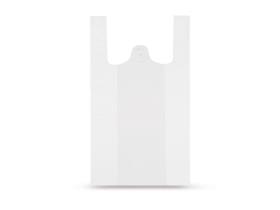 HEMDCHENTRAGETASCHEN LDPE  40 my weiss, 320+160 x 560 mm