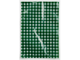 VACUUMBEUTEL BEDRUCKT  200 x 300 mm, weiss/gr&uuml;n kariert