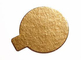 GOLDKARTONSCHEIBEN  &oslash; 5 cm, gold, GOLDIES LIPJE