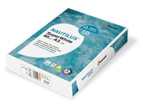 KOPIERPAPIER A3  Nautilus A3, 80 gm2, hochweiss, Recy.